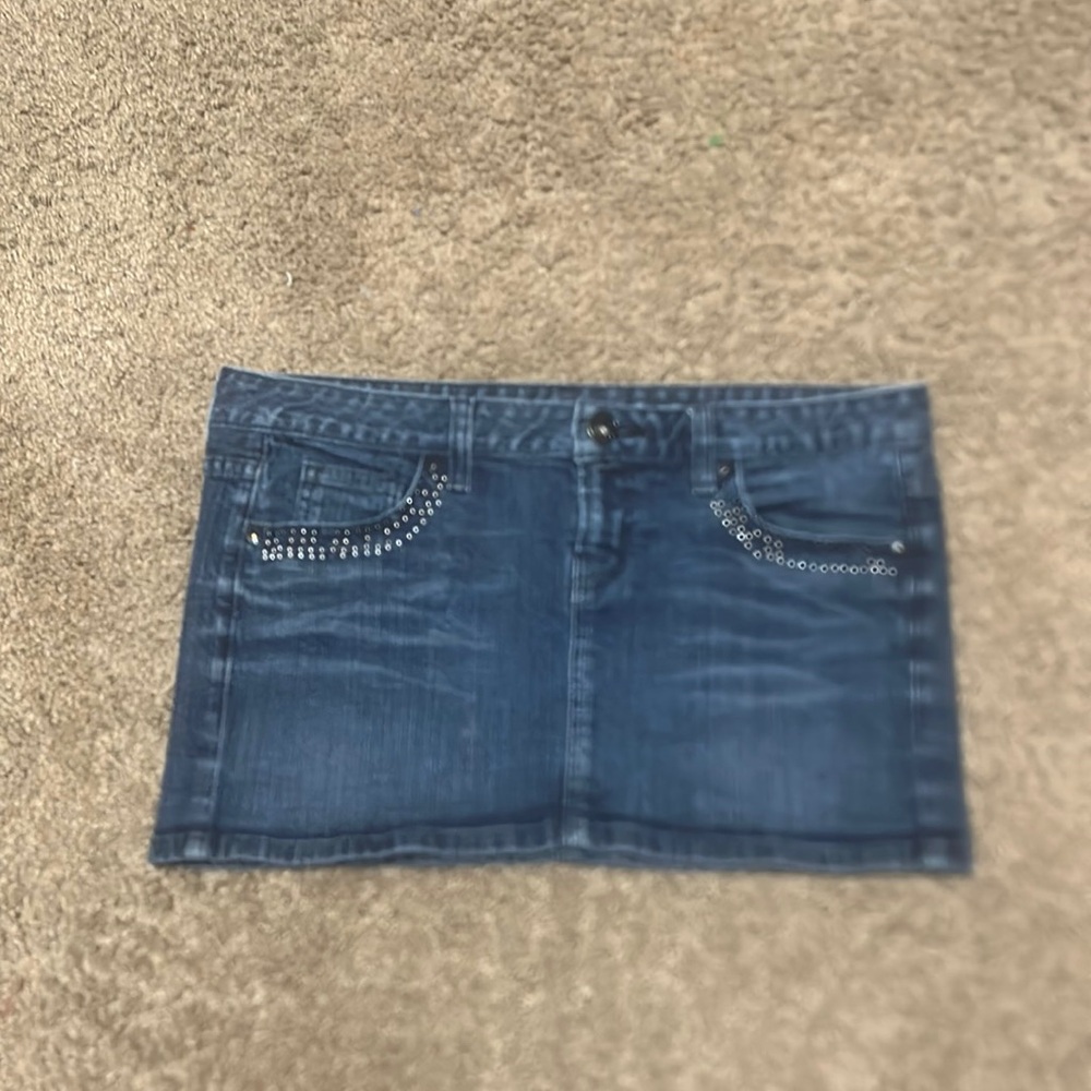 Yes, jeans skirt